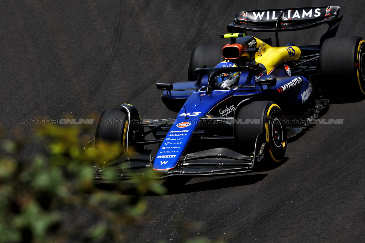 GP BRASILE, Franco Colapinto (ARG) Williams Racing FW46.

01.11.2024. Formula 1 World Championship, Rd 21, Brazilian Grand Prix, Sao Paulo, Brazil, Sprint Qualifiche Day.

- www.xpbimages.com, EMail: requests@xpbimages.com © Copyright: Charniaux / XPB Images