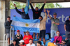 GP BRASILE, Circuit Atmosfera - Franco Colapinto (ARG) Williams Racing fans in the grandstand.

01.11.2024. Formula 1 World Championship, Rd 21, Brazilian Grand Prix, Sao Paulo, Brazil, Sprint Qualifiche Day.

- www.xpbimages.com, EMail: requests@xpbimages.com © Copyright: Batchelor / XPB Images