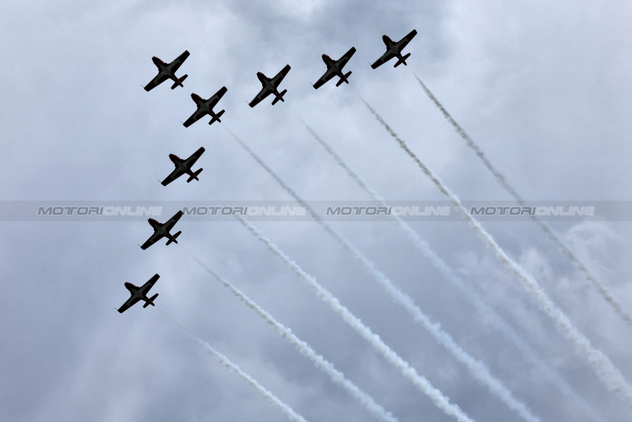 GP CANADA, griglia Atmosfera - air display.

09.06.2024. Formula 1 World Championship, Rd 9, Canadian Grand Prix, Montreal, Canada, Gara Day.

- www.xpbimages.com, EMail: requests@xpbimages.com © Copyright: Batchelor / XPB Images