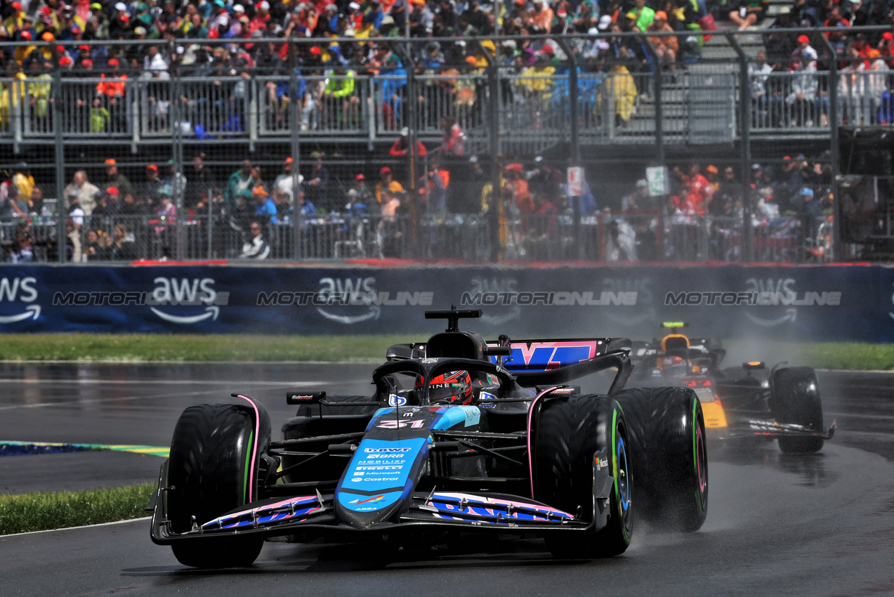 GP CANADA, Esteban Ocon (FRA) Alpine F1 Team A524.

09.06.2024. Formula 1 World Championship, Rd 9, Canadian Grand Prix, Montreal, Canada, Gara Day.

- www.xpbimages.com, EMail: requests@xpbimages.com © Copyright: Batchelor / XPB Images