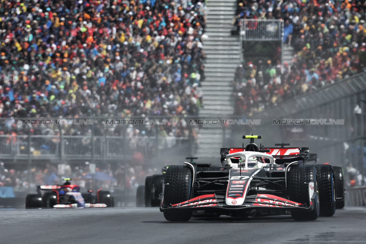 GP CANADA, Nico Hulkenberg (GER) Haas VF-24.

09.06.2024. Formula 1 World Championship, Rd 9, Canadian Grand Prix, Montreal, Canada, Gara Day.

- www.xpbimages.com, EMail: requests@xpbimages.com © Copyright: Bearne / XPB Images