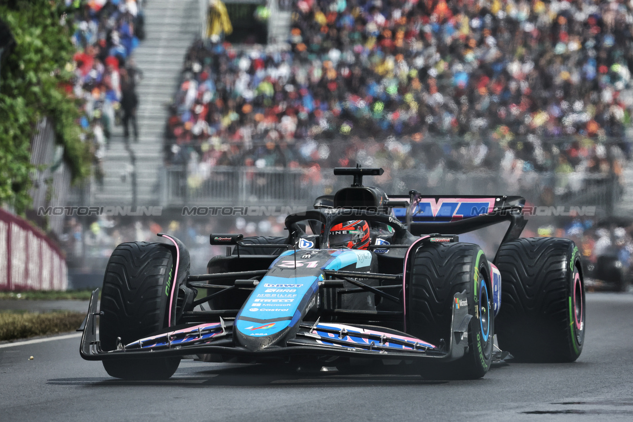 GP CANADA, Esteban Ocon (FRA) Alpine F1 Team A524.

09.06.2024. Formula 1 World Championship, Rd 9, Canadian Grand Prix, Montreal, Canada, Gara Day.

- www.xpbimages.com, EMail: requests@xpbimages.com © Copyright: Bearne / XPB Images