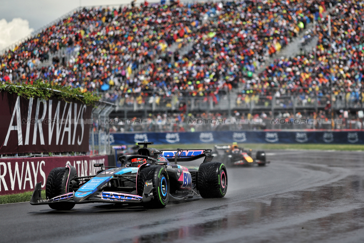 GP CANADA, Esteban Ocon (FRA) Alpine F1 Team A524.

09.06.2024. Formula 1 World Championship, Rd 9, Canadian Grand Prix, Montreal, Canada, Gara Day.

- www.xpbimages.com, EMail: requests@xpbimages.com © Copyright: Bearne / XPB Images