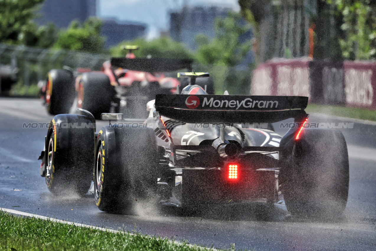 GP CANADA, Nico Hulkenberg (GER) Haas VF-24.

09.06.2024. Formula 1 World Championship, Rd 9, Canadian Grand Prix, Montreal, Canada, Gara Day.

- www.xpbimages.com, EMail: requests@xpbimages.com © Copyright: Bearne / XPB Images