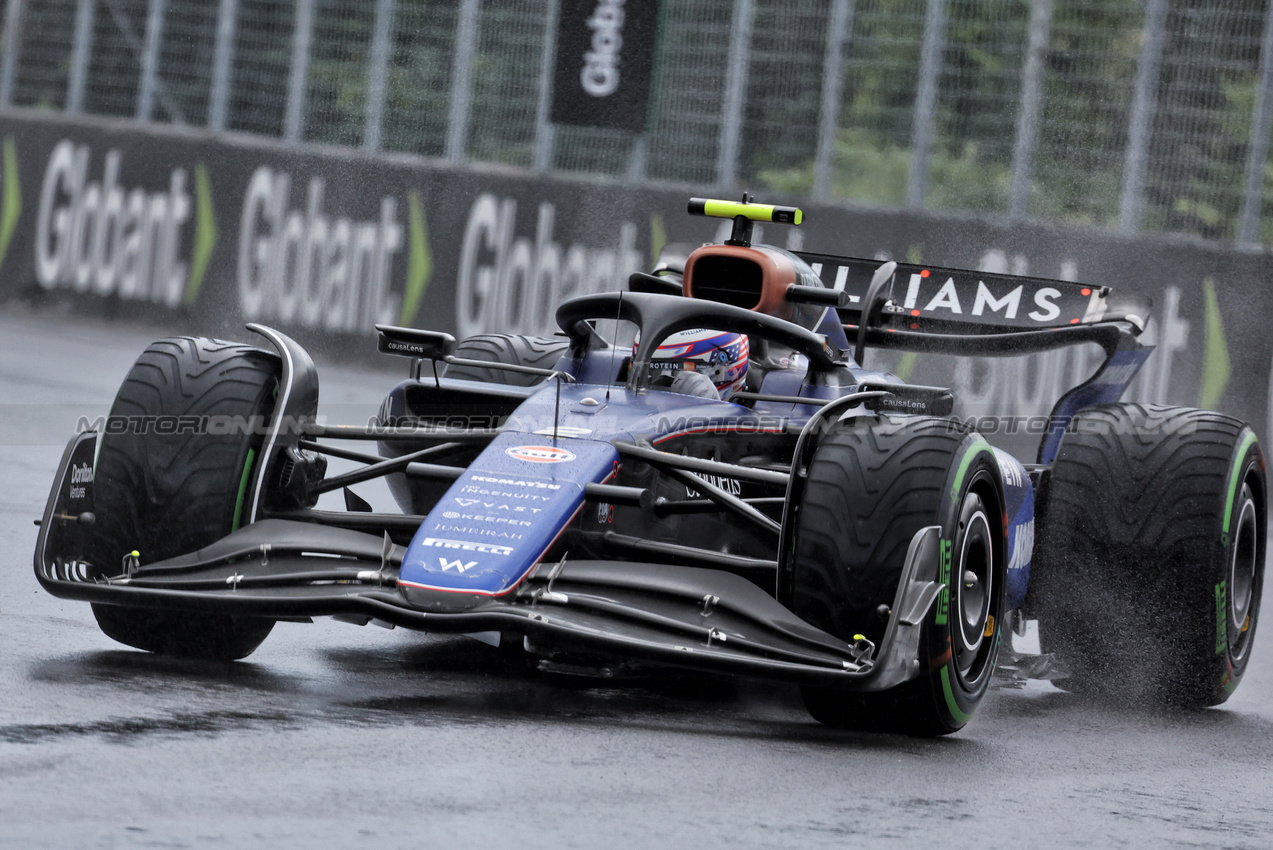 GP CANADA, Logan Sargeant (USA) Williams Racing FW46.

09.06.2024. Formula 1 World Championship, Rd 9, Canadian Grand Prix, Montreal, Canada, Gara Day.

- www.xpbimages.com, EMail: requests@xpbimages.com © Copyright: Bearne / XPB Images