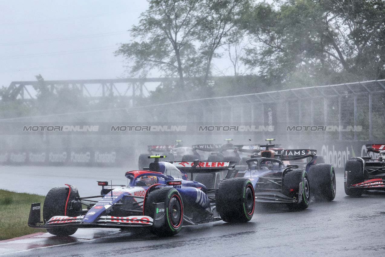 GP CANADA, Yuki Tsunoda (JPN) RB VCARB 01.

09.06.2024. Formula 1 World Championship, Rd 9, Canadian Grand Prix, Montreal, Canada, Gara Day.

- www.xpbimages.com, EMail: requests@xpbimages.com © Copyright: Bearne / XPB Images