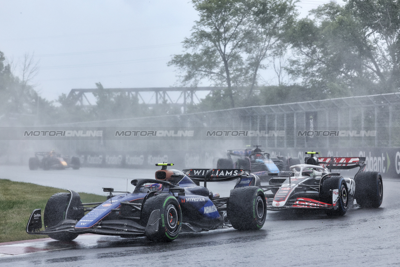 GP CANADA, Logan Sargeant (USA) Williams Racing FW46.

09.06.2024. Formula 1 World Championship, Rd 9, Canadian Grand Prix, Montreal, Canada, Gara Day.

- www.xpbimages.com, EMail: requests@xpbimages.com © Copyright: Bearne / XPB Images