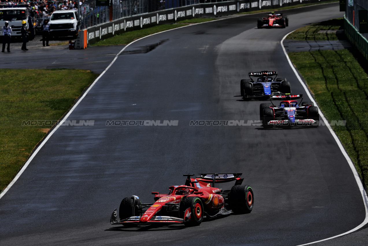 GP CANADA, Charles Leclerc (MON) Ferrari SF-24.

09.06.2024. Formula 1 World Championship, Rd 9, Canadian Grand Prix, Montreal, Canada, Gara Day.

 - www.xpbimages.com, EMail: requests@xpbimages.com © Copyright: Coates / XPB Images