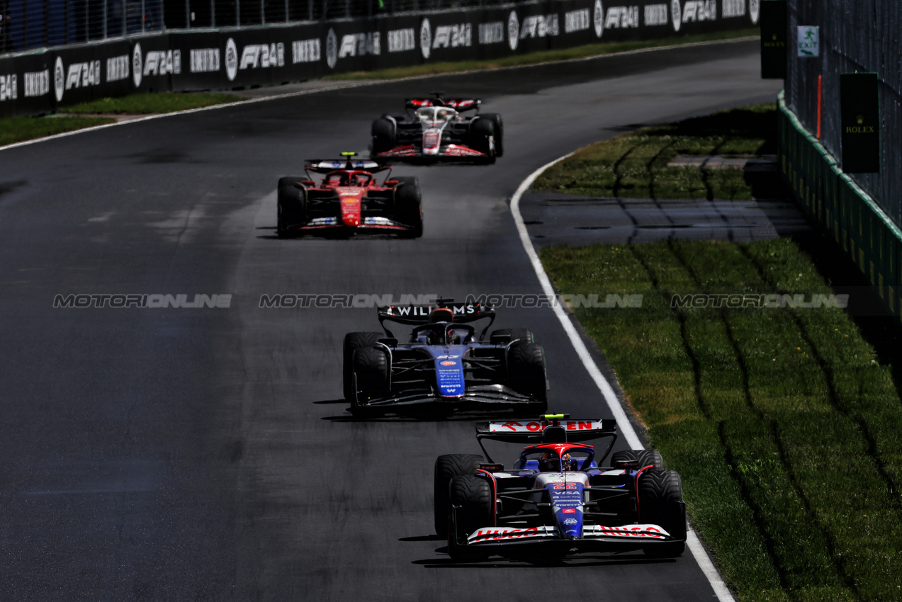 GP CANADA, Yuki Tsunoda (JPN) RB VCARB 01.

09.06.2024. Formula 1 World Championship, Rd 9, Canadian Grand Prix, Montreal, Canada, Gara Day.

 - www.xpbimages.com, EMail: requests@xpbimages.com © Copyright: Coates / XPB Images