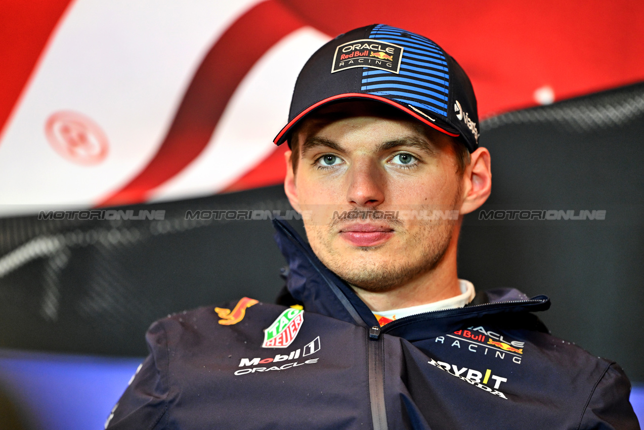 GP CANADA, Max Verstappen (NLD) Red Bull Racing in the post race FIA Press Conference.

09.06.2024. Formula 1 World Championship, Rd 9, Canadian Grand Prix, Montreal, Canada, Gara Day.

- www.xpbimages.com, EMail: requests@xpbimages.com © Copyright: Price / XPB Images