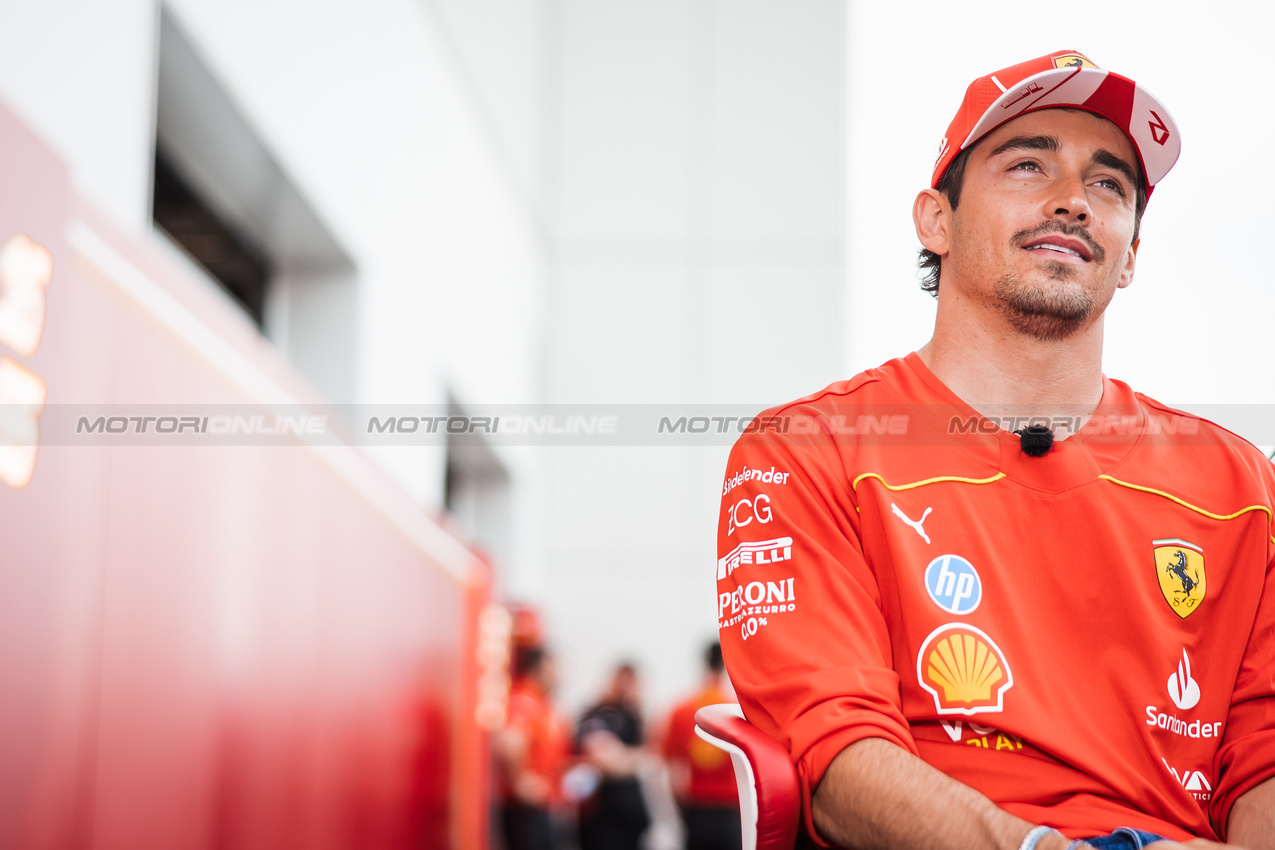GP CANADA, Charles Leclerc (MON) Ferrari.

06.06.2024. Formula 1 World Championship, Rd 9, Canadian Grand Prix, Montreal, Canada, Preparation Day.

- www.xpbimages.com, EMail: requests@xpbimages.com © Copyright: Bearne / XPB Images