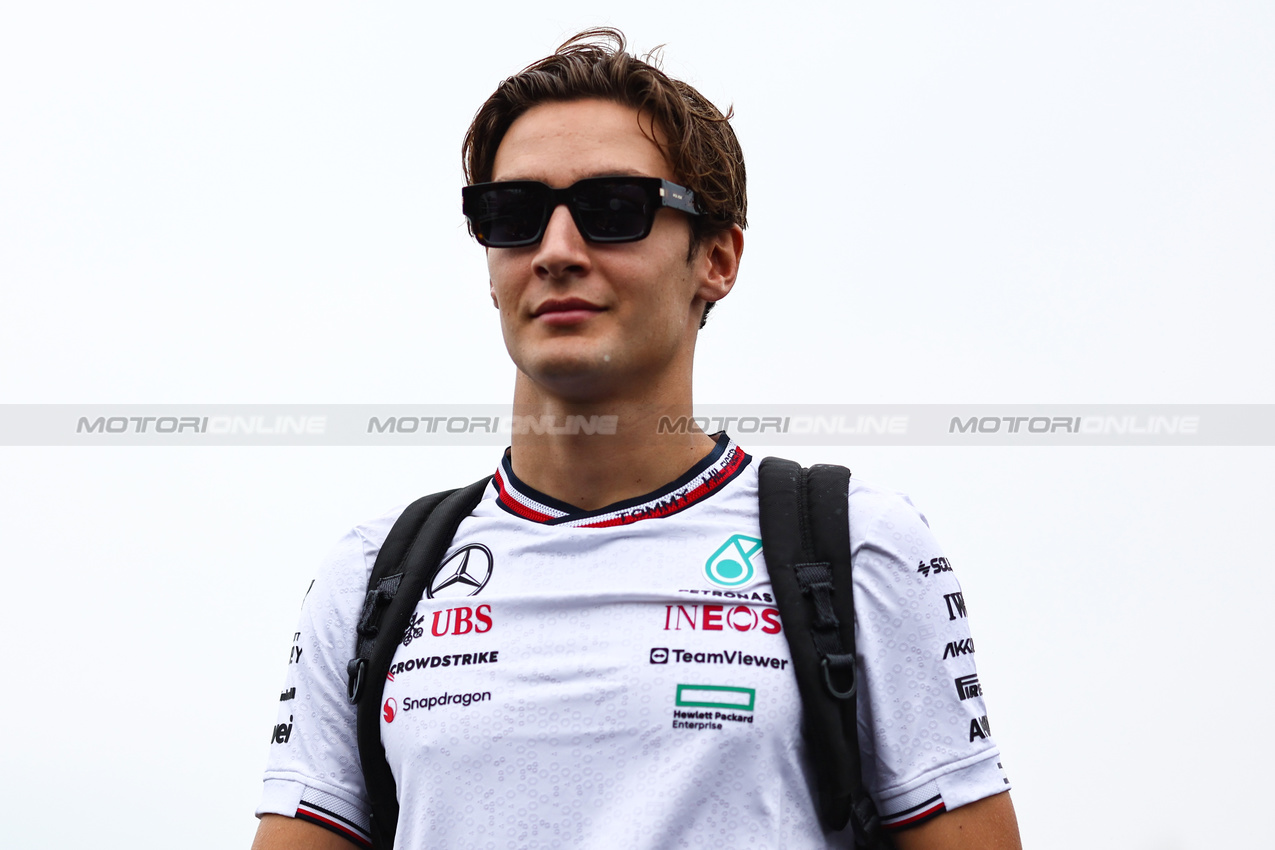 GP CANADA, George Russell (GBR), Mercedes AMG F1 
06.06.2024. Formula 1 World Championship, Rd 9, Canadian Grand Prix, Montreal, Canada, Preparation Day.
- www.xpbimages.com, EMail: requests@xpbimages.com © Copyright: Charniaux / XPB Images