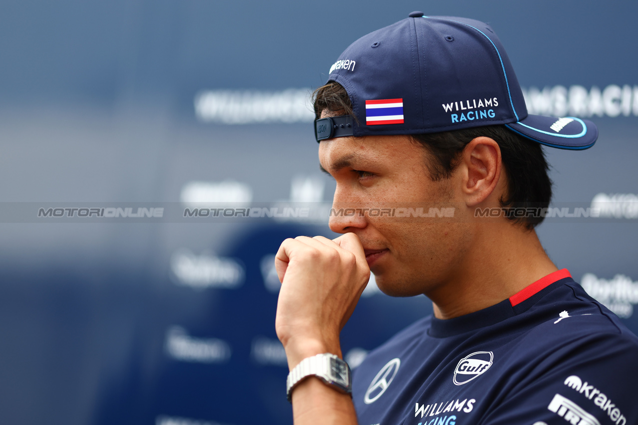 GP CANADA, Alex Albon (THA), Williams F1 Team 
06.06.2024. Formula 1 World Championship, Rd 9, Canadian Grand Prix, Montreal, Canada, Preparation Day.
- www.xpbimages.com, EMail: requests@xpbimages.com © Copyright: Charniaux / XPB Images