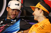 GP CANADA, (L to R): Pierre Gasly (FRA) Alpine F1 Team e Oscar Piastri (AUS) McLaren in the FIA Press Conference.

06.06.2024. Formula 1 World Championship, Rd 9, Canadian Grand Prix, Montreal, Canada, Preparation Day.

- www.xpbimages.com, EMail: requests@xpbimages.com © Copyright: Bearne / XPB Images