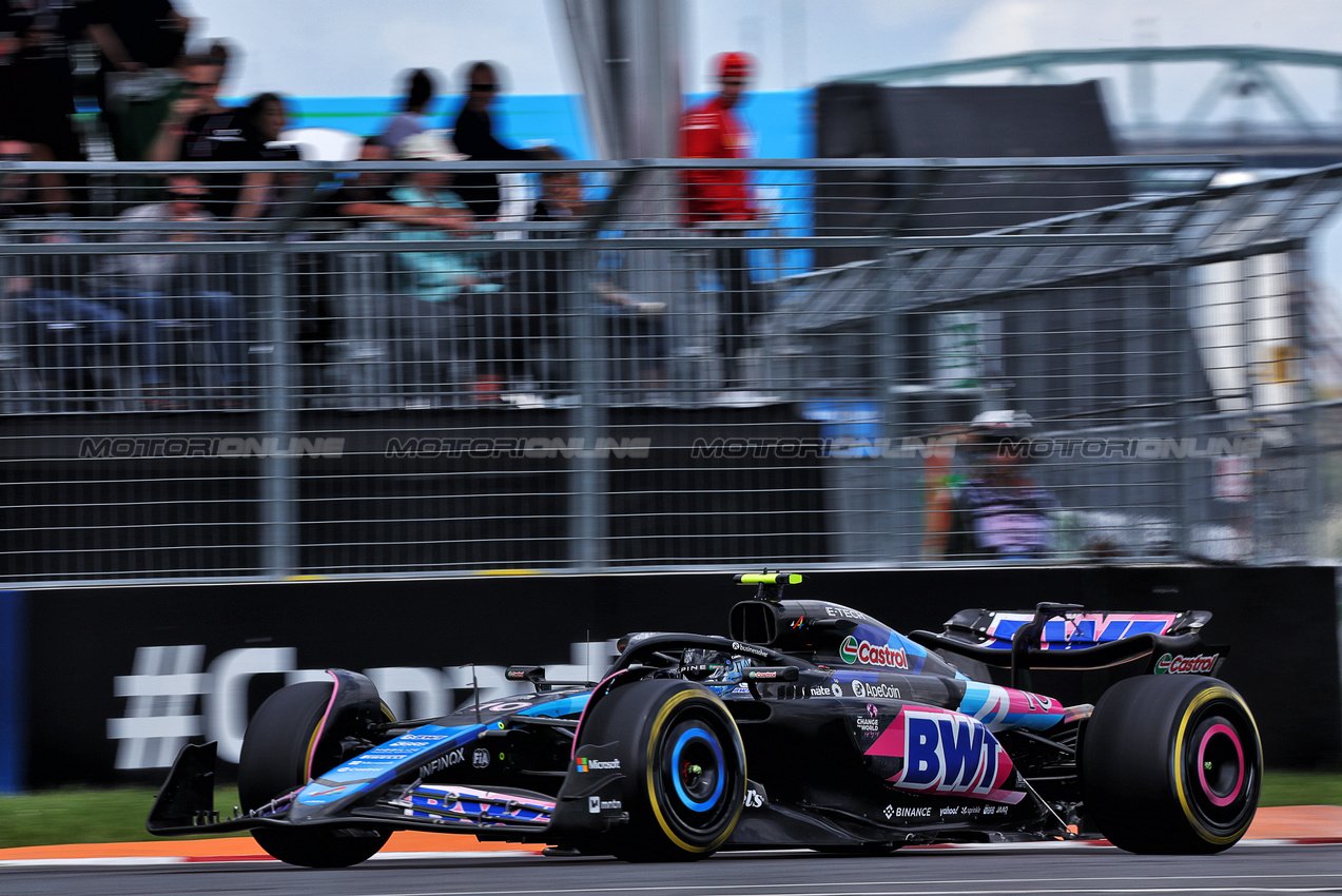 GP CANADA, Pierre Gasly (FRA) Alpine F1 Team A524.

08.06.2024. Formula 1 World Championship, Rd 9, Canadian Grand Prix, Montreal, Canada, Qualifiche Day.

- www.xpbimages.com, EMail: requests@xpbimages.com © Copyright: Batchelor / XPB Images