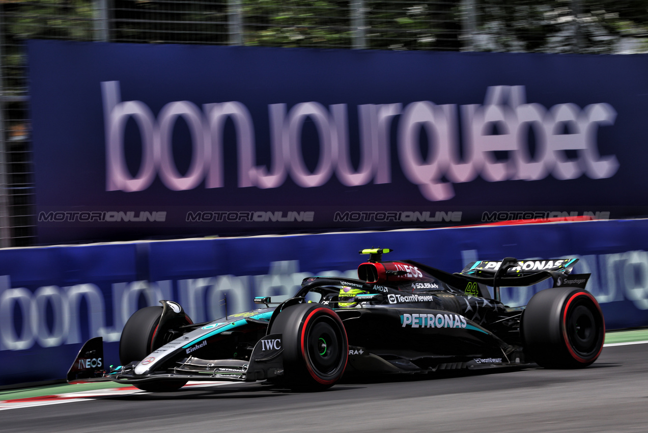 GP CANADA, Lewis Hamilton (GBR) Mercedes AMG F1 W15.

08.06.2024. Formula 1 World Championship, Rd 9, Canadian Grand Prix, Montreal, Canada, Qualifiche Day.

- www.xpbimages.com, EMail: requests@xpbimages.com © Copyright: Batchelor / XPB Images