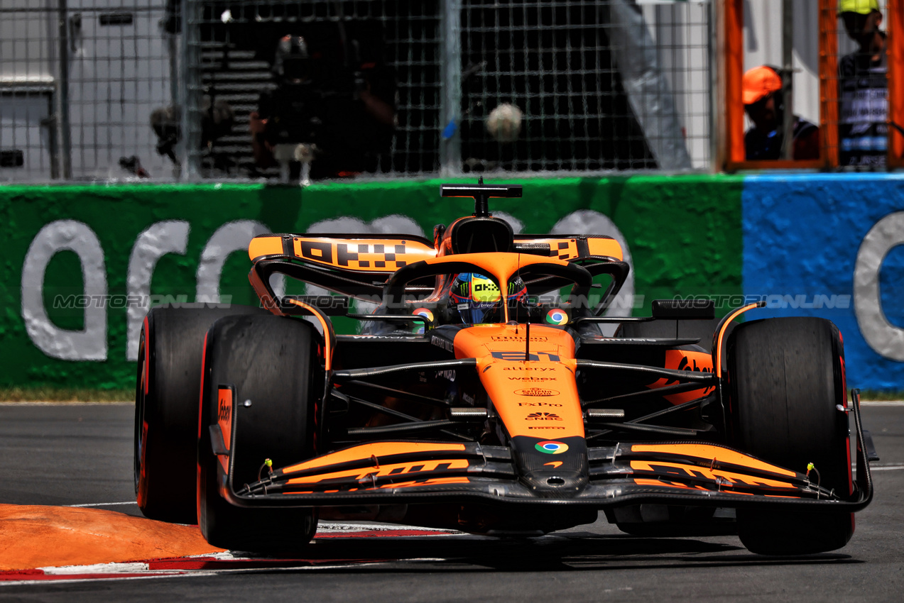 GP CANADA, Oscar Piastri (AUS) McLaren MCL38.

08.06.2024. Formula 1 World Championship, Rd 9, Canadian Grand Prix, Montreal, Canada, Qualifiche Day.

 - www.xpbimages.com, EMail: requests@xpbimages.com © Copyright: Coates / XPB Images