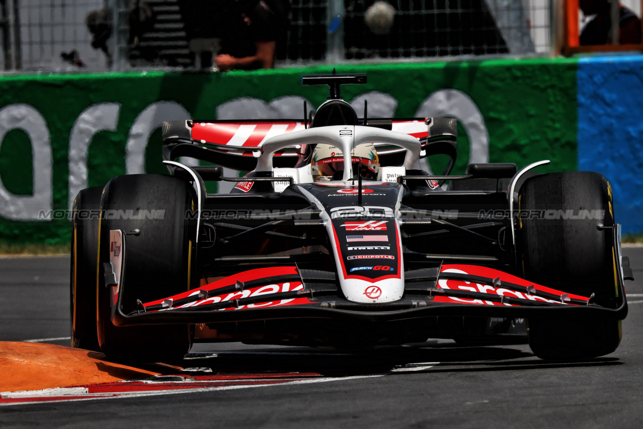 GP CANADA, Kevin Magnussen (DEN) Haas VF-24.

08.06.2024. Formula 1 World Championship, Rd 9, Canadian Grand Prix, Montreal, Canada, Qualifiche Day.

 - www.xpbimages.com, EMail: requests@xpbimages.com © Copyright: Coates / XPB Images