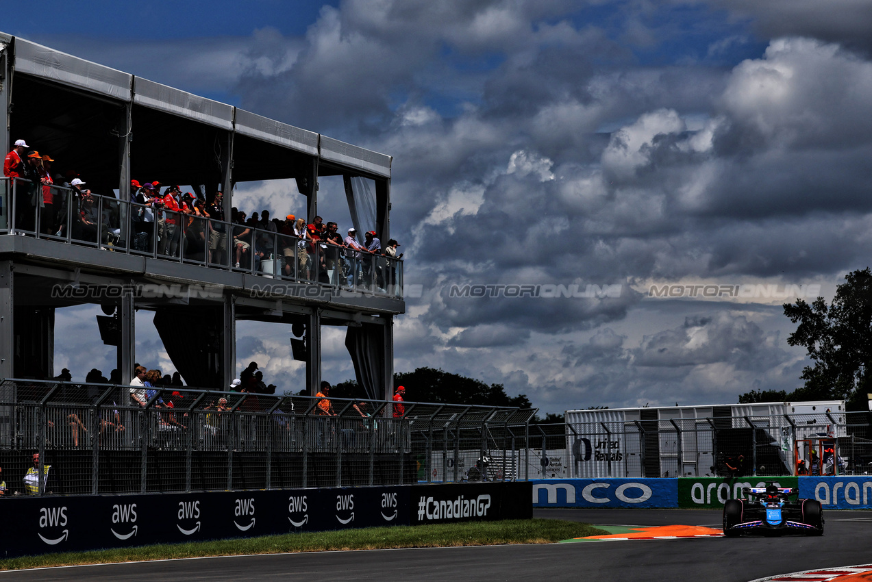 GP CANADA, Esteban Ocon (FRA) Alpine F1 Team A524.

08.06.2024. Formula 1 World Championship, Rd 9, Canadian Grand Prix, Montreal, Canada, Qualifiche Day.

 - www.xpbimages.com, EMail: requests@xpbimages.com © Copyright: Coates / XPB Images