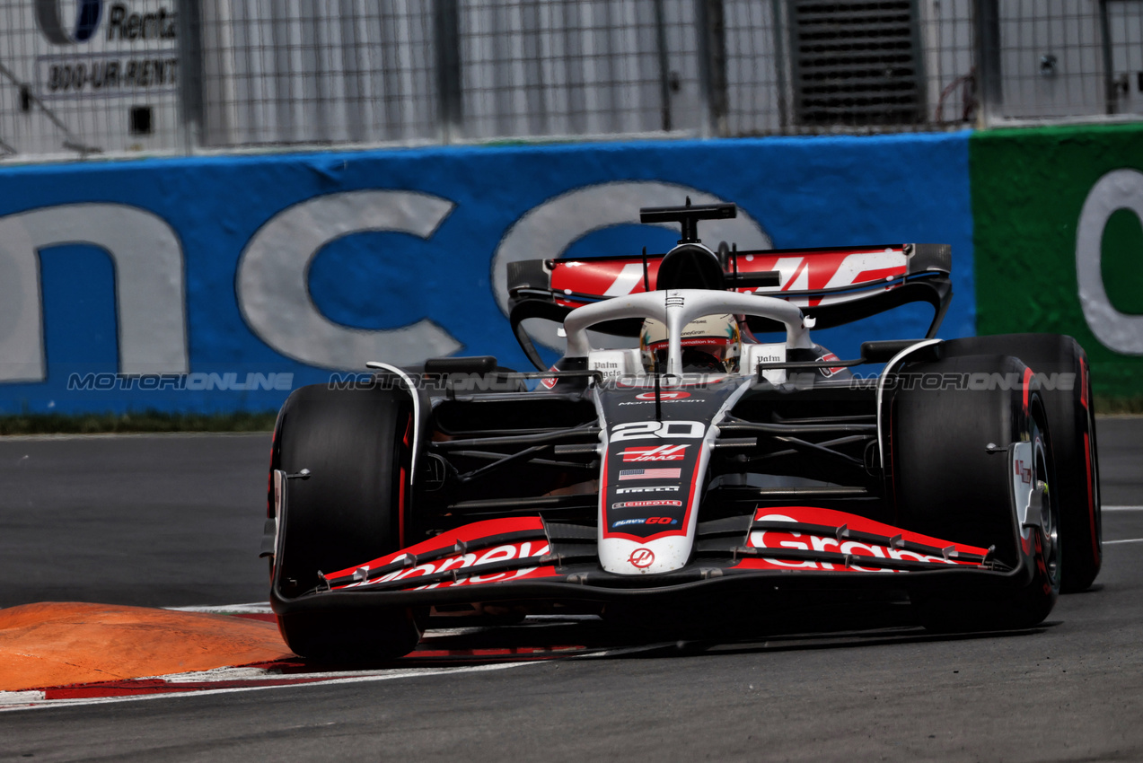 GP CANADA, Kevin Magnussen (DEN) Haas VF-24.

08.06.2024. Formula 1 World Championship, Rd 9, Canadian Grand Prix, Montreal, Canada, Qualifiche Day.

 - www.xpbimages.com, EMail: requests@xpbimages.com © Copyright: Coates / XPB Images