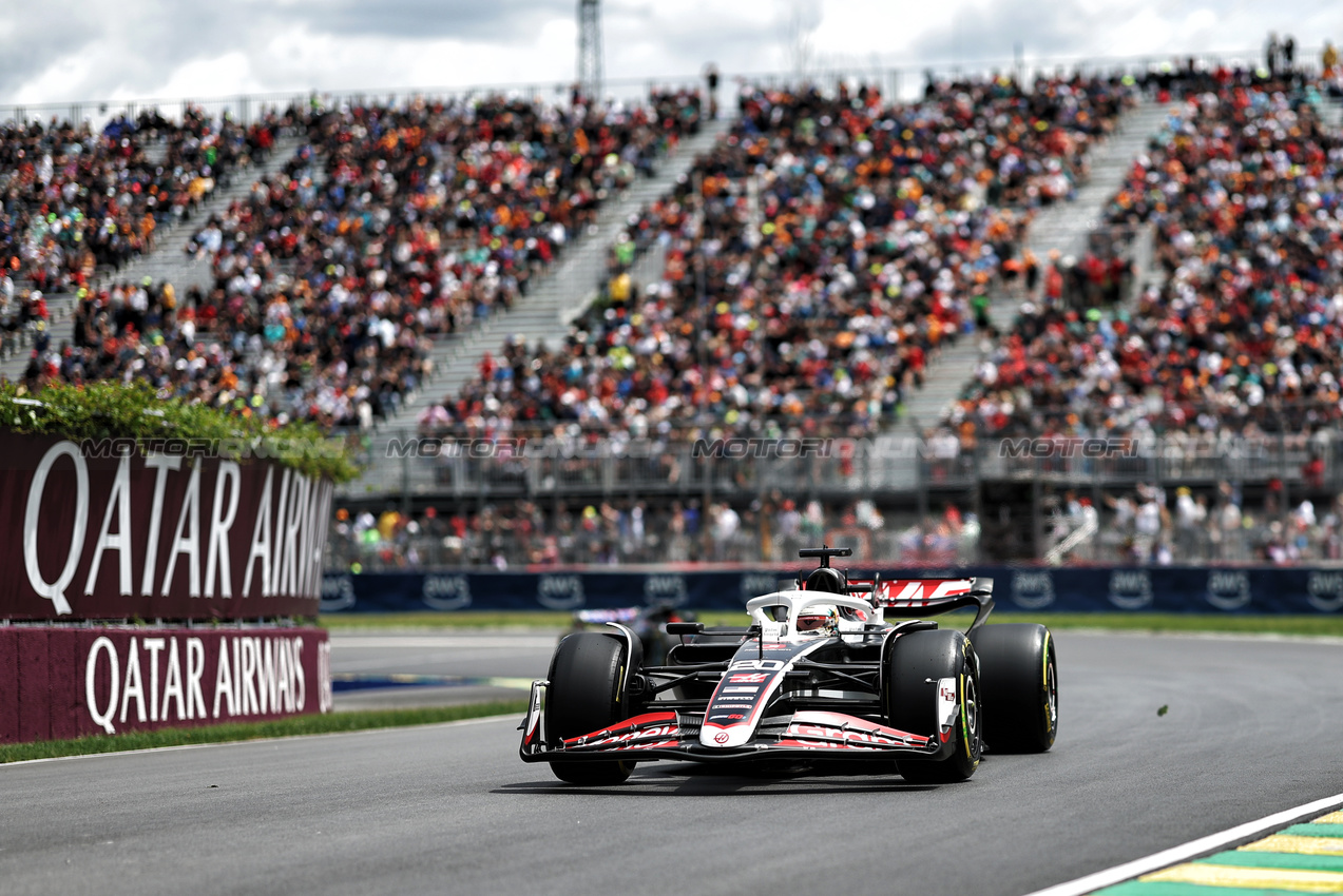 GP CANADA, Kevin Magnussen (DEN) Haas VF-24.

08.06.2024. Formula 1 World Championship, Rd 9, Canadian Grand Prix, Montreal, Canada, Qualifiche Day.

- www.xpbimages.com, EMail: requests@xpbimages.com © Copyright: Bearne / XPB Images