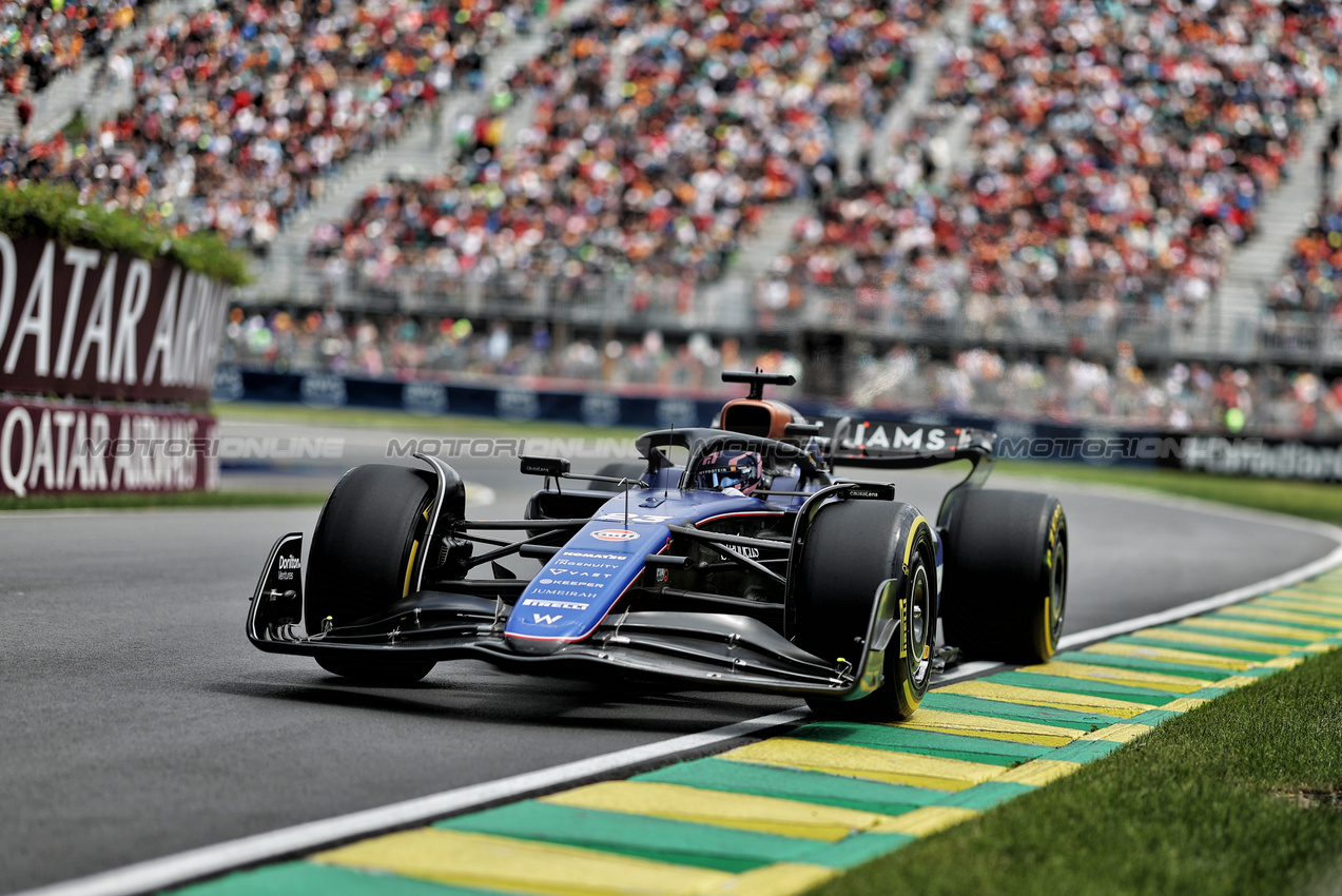 GP CANADA, Alexander Albon (THA) Williams Racing FW46.

08.06.2024. Formula 1 World Championship, Rd 9, Canadian Grand Prix, Montreal, Canada, Qualifiche Day.

- www.xpbimages.com, EMail: requests@xpbimages.com © Copyright: Bearne / XPB Images