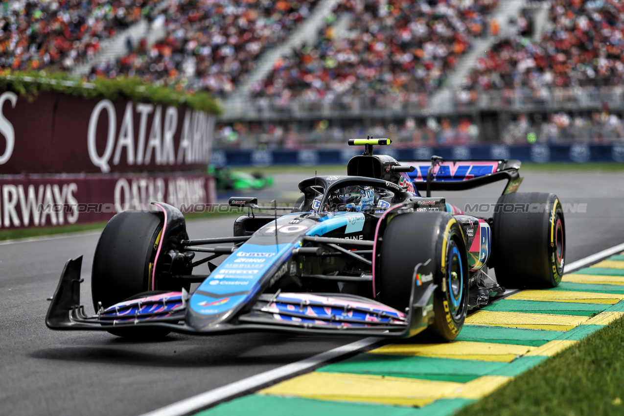 GP CANADA, Pierre Gasly (FRA) Alpine F1 Team A524.

08.06.2024. Formula 1 World Championship, Rd 9, Canadian Grand Prix, Montreal, Canada, Qualifiche Day.

- www.xpbimages.com, EMail: requests@xpbimages.com © Copyright: Bearne / XPB Images