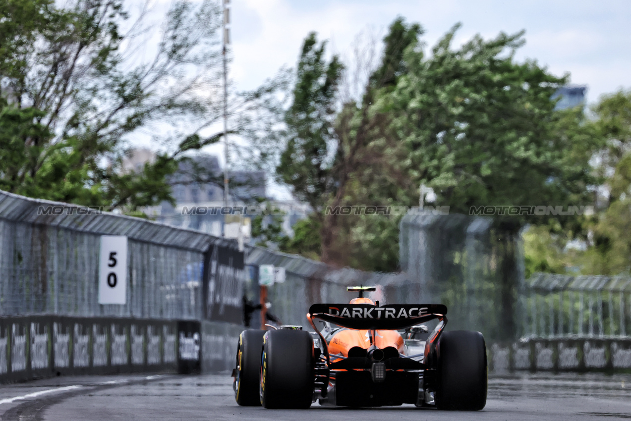 GP CANADA, Lando Norris (GBR) McLaren MCL38.

08.06.2024. Formula 1 World Championship, Rd 9, Canadian Grand Prix, Montreal, Canada, Qualifiche Day.

- www.xpbimages.com, EMail: requests@xpbimages.com © Copyright: Bearne / XPB Images