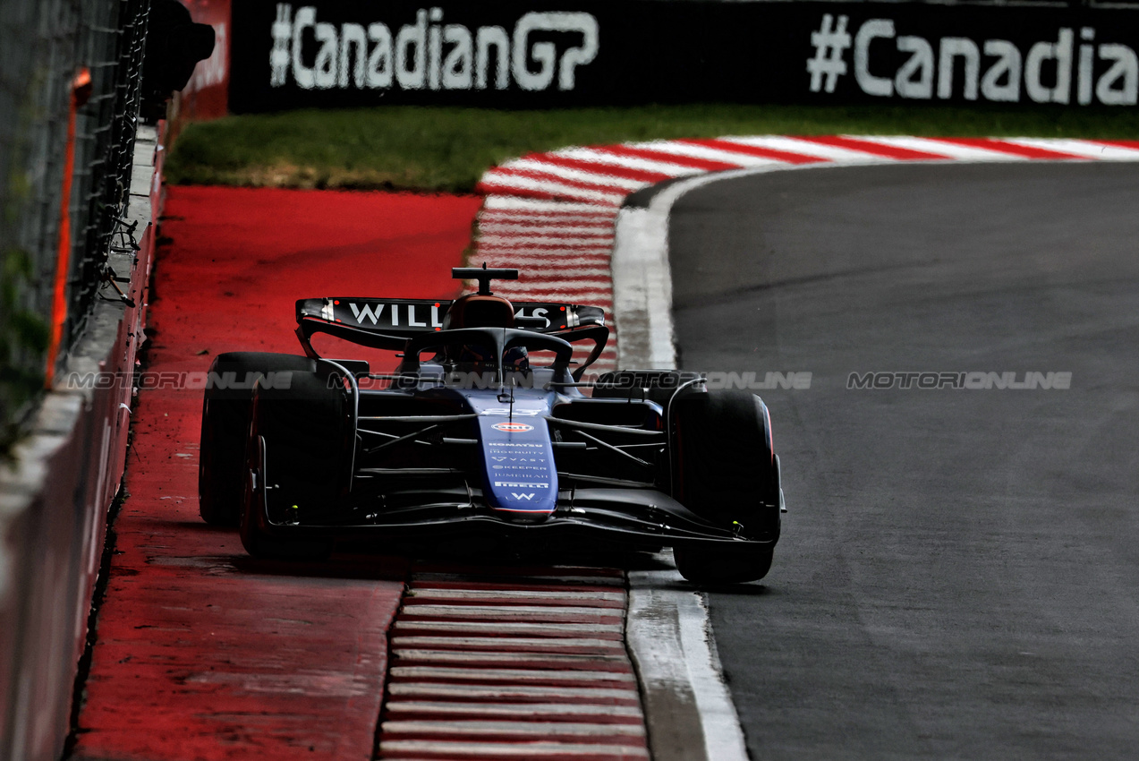 GP CANADA, Alexander Albon (THA) Williams Racing FW46.

08.06.2024. Formula 1 World Championship, Rd 9, Canadian Grand Prix, Montreal, Canada, Qualifiche Day.

 - www.xpbimages.com, EMail: requests@xpbimages.com © Copyright: Coates / XPB Images