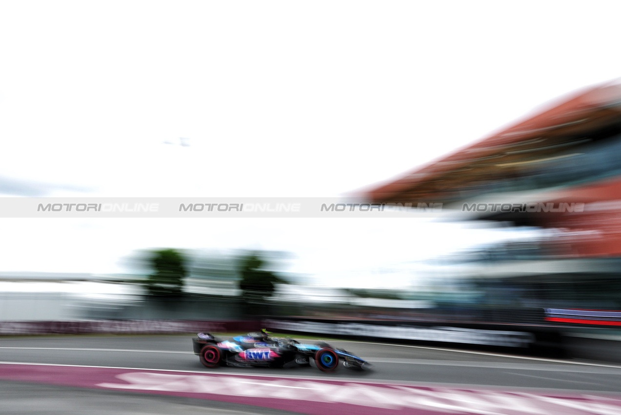 GP CANADA, Pierre Gasly (FRA) Alpine F1 Team A524.

08.06.2024. Formula 1 World Championship, Rd 9, Canadian Grand Prix, Montreal, Canada, Qualifiche Day.

- www.xpbimages.com, EMail: requests@xpbimages.com © Copyright: Charniaux / XPB Images