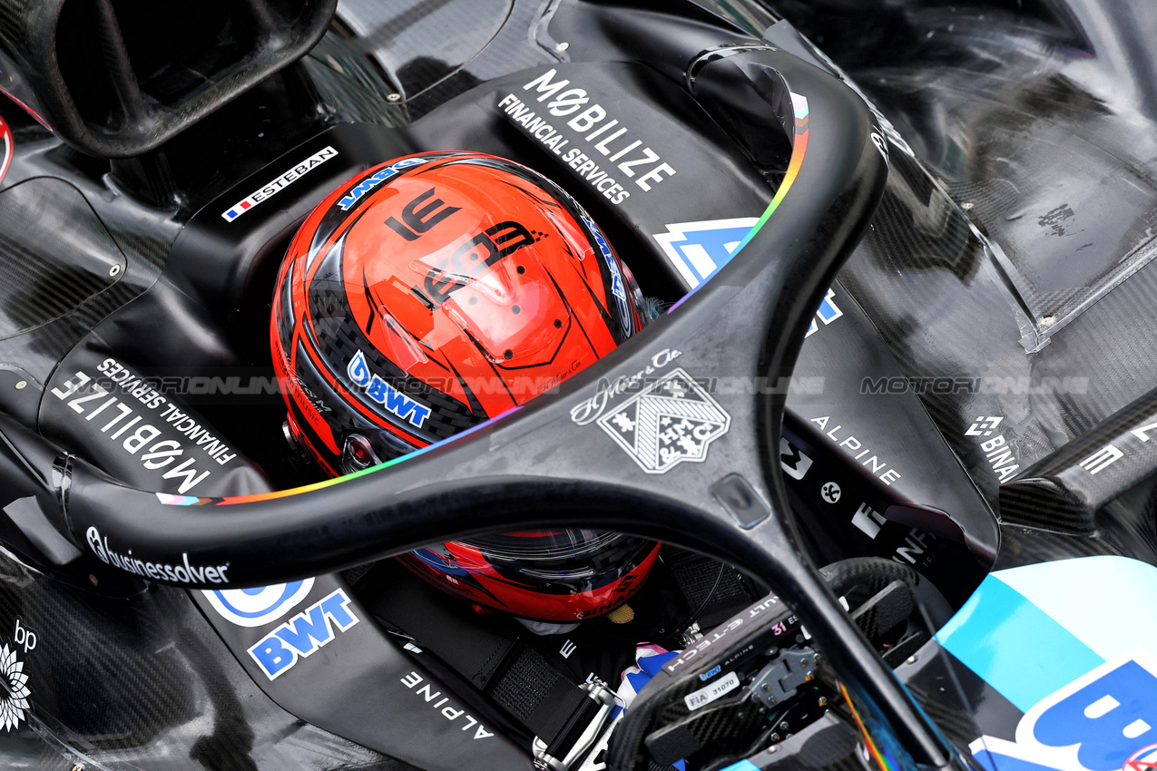 GP CANADA, Esteban Ocon (FRA) Alpine F1 Team A524.

08.06.2024. Formula 1 World Championship, Rd 9, Canadian Grand Prix, Montreal, Canada, Qualifiche Day.

- www.xpbimages.com, EMail: requests@xpbimages.com © Copyright: Batchelor / XPB Images