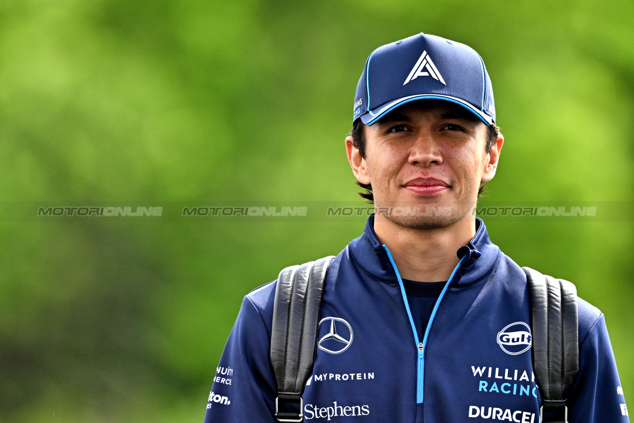 GP CANADA, Alexander Albon (THA) Williams Racing.

08.06.2024. Formula 1 World Championship, Rd 9, Canadian Grand Prix, Montreal, Canada, Qualifiche Day.

- www.xpbimages.com, EMail: requests@xpbimages.com © Copyright: Price / XPB Images