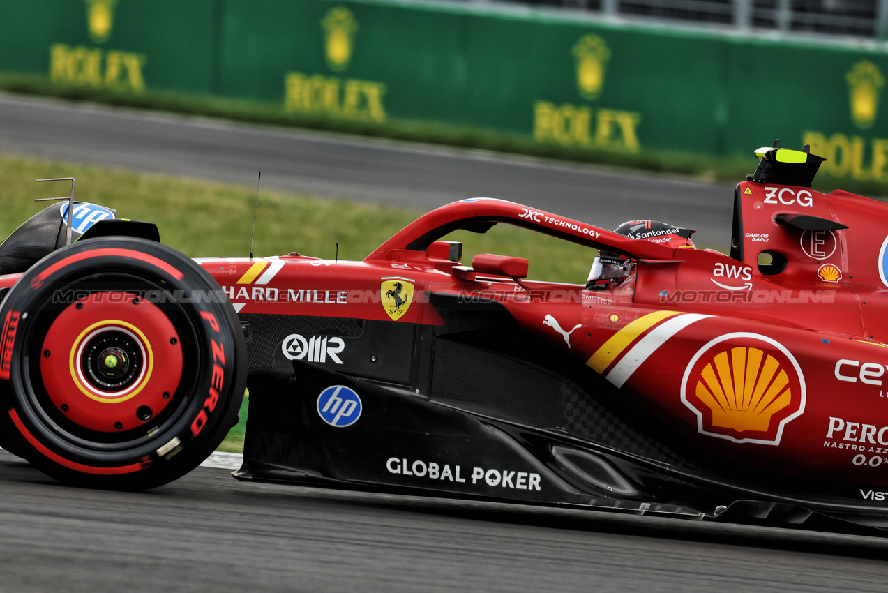 GP CANADA, Carlos Sainz Jr (ESP) Ferrari SF-24.

08.06.2024. Formula 1 World Championship, Rd 9, Canadian Grand Prix, Montreal, Canada, Qualifiche Day.

- www.xpbimages.com, EMail: requests@xpbimages.com © Copyright: Bearne / XPB Images