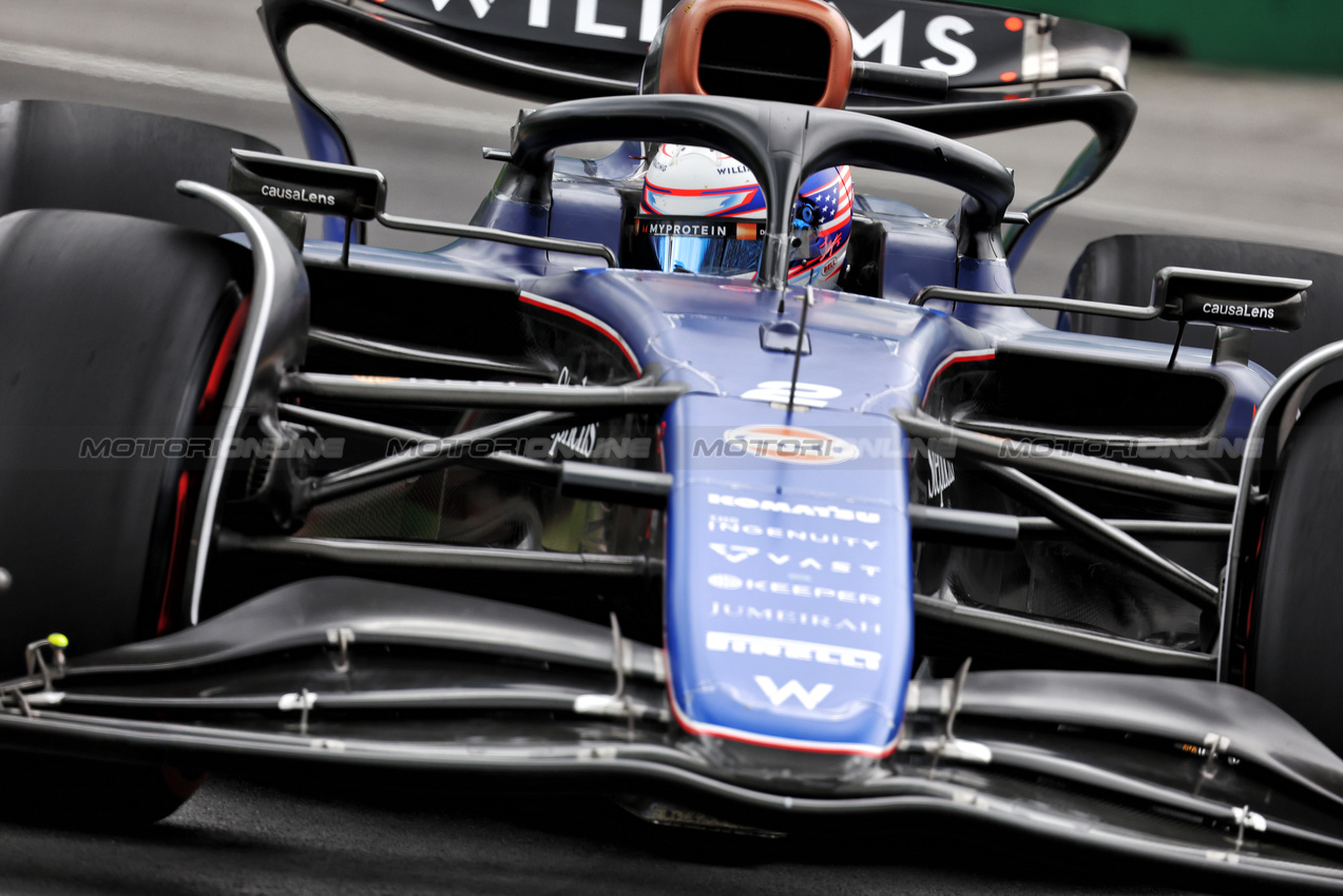 GP CANADA, Logan Sargeant (USA) Williams Racing FW46.

08.06.2024. Formula 1 World Championship, Rd 9, Canadian Grand Prix, Montreal, Canada, Qualifiche Day.

- www.xpbimages.com, EMail: requests@xpbimages.com © Copyright: Bearne / XPB Images