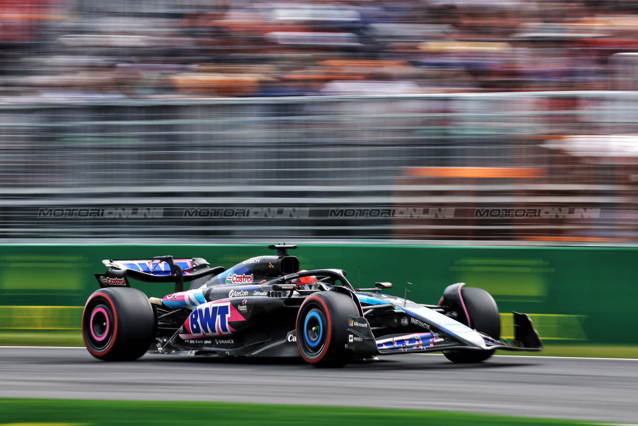 GP CANADA, Esteban Ocon (FRA) Alpine F1 Team A524.

08.06.2024. Formula 1 World Championship, Rd 9, Canadian Grand Prix, Montreal, Canada, Qualifiche Day.

- www.xpbimages.com, EMail: requests@xpbimages.com © Copyright: Bearne / XPB Images