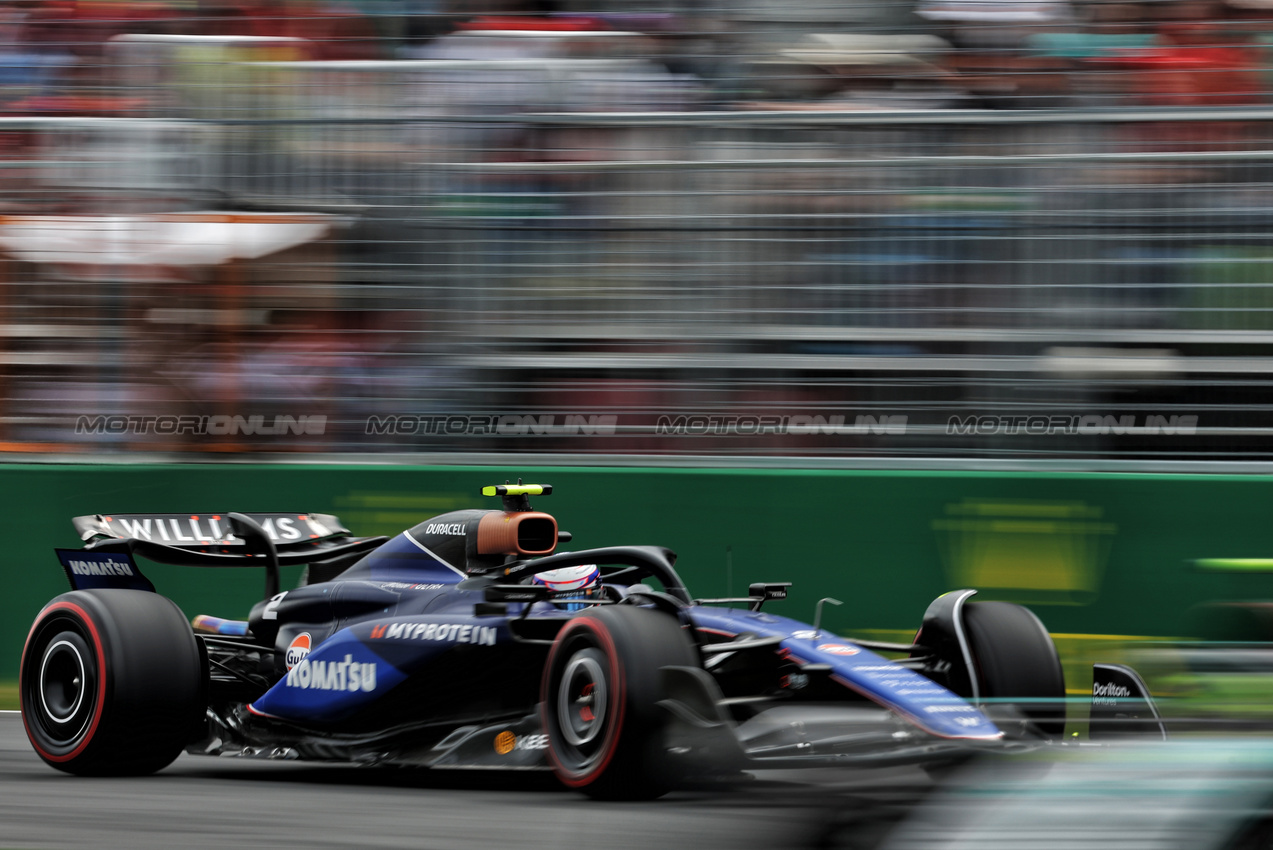 GP CANADA, Logan Sargeant (USA) Williams Racing FW46.

08.06.2024. Formula 1 World Championship, Rd 9, Canadian Grand Prix, Montreal, Canada, Qualifiche Day.

- www.xpbimages.com, EMail: requests@xpbimages.com © Copyright: Bearne / XPB Images