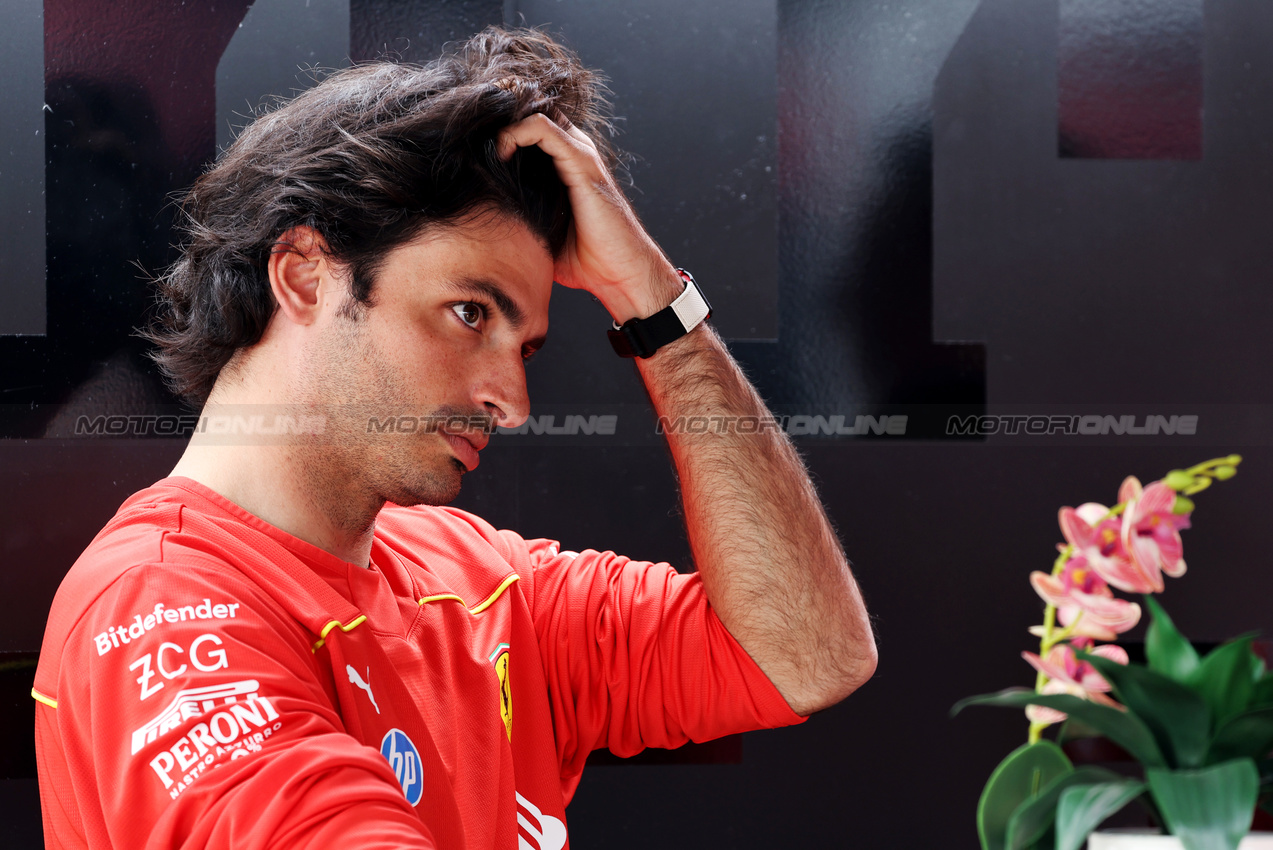 GP CANADA, Carlos Sainz Jr (ESP) Ferrari.

08.06.2024. Formula 1 World Championship, Rd 9, Canadian Grand Prix, Montreal, Canada, Qualifiche Day.

- www.xpbimages.com, EMail: requests@xpbimages.com © Copyright: Bearne / XPB Images