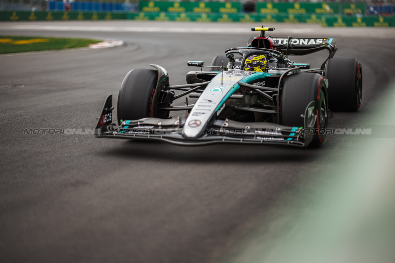 GP CANADA, Lewis Hamilton (GBR) Mercedes AMG F1 W15.

08.06.2024. Formula 1 World Championship, Rd 9, Canadian Grand Prix, Montreal, Canada, Qualifiche Day.

- www.xpbimages.com, EMail: requests@xpbimages.com © Copyright: Bearne / XPB Images