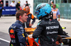 GP CANADA, George Russell (GBR) Mercedes AMG F1 (Right) celebrates his pole position in qualifying parc ferme with second placed Max Verstappen (NLD) Red Bull Racing.

08.06.2024. Formula 1 World Championship, Rd 9, Canadian Grand Prix, Montreal, Canada, Qualifiche Day.

- www.xpbimages.com, EMail: requests@xpbimages.com © Copyright: Batchelor / XPB Images