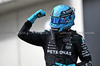 GP CANADA, George Russell (GBR) Mercedes AMG F1 celebrates his pole position in qualifying parc ferme.

08.06.2024. Formula 1 World Championship, Rd 9, Canadian Grand Prix, Montreal, Canada, Qualifiche Day.

- www.xpbimages.com, EMail: requests@xpbimages.com © Copyright: Price / XPB Images