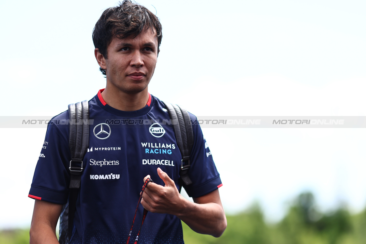 GP CANADA, Alexander Albon (THA) Williams Racing.

07.06.2024. Formula 1 World Championship, Rd 9, Canadian Grand Prix, Montreal, Canada, Practice Day.

- www.xpbimages.com, EMail: requests@xpbimages.com © Copyright: Charniaux / XPB Images