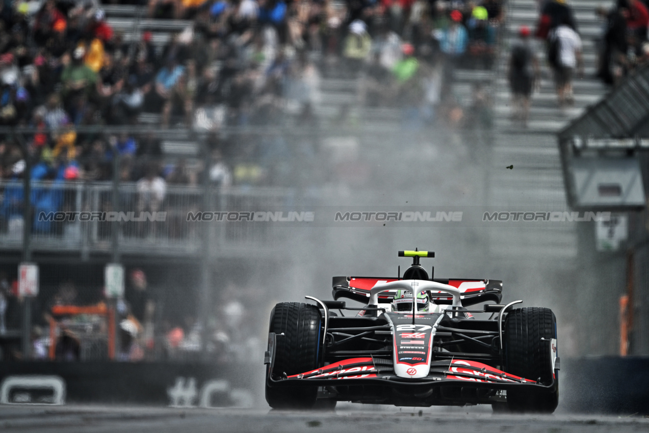 GP CANADA, Nico Hulkenberg (GER) Haas VF-24.

07.06.2024. Formula 1 World Championship, Rd 9, Canadian Grand Prix, Montreal, Canada, Practice Day.

- www.xpbimages.com, EMail: requests@xpbimages.com © Copyright: Price / XPB Images