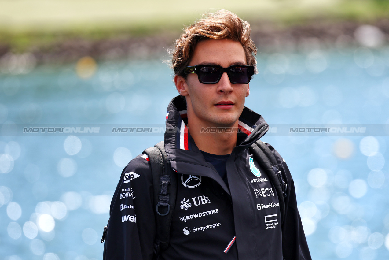 GP CANADA, George Russell (GBR) Mercedes AMG F1.

07.06.2024. Formula 1 World Championship, Rd 9, Canadian Grand Prix, Montreal, Canada, Practice Day.

 - www.xpbimages.com, EMail: requests@xpbimages.com © Copyright: Coates / XPB Images