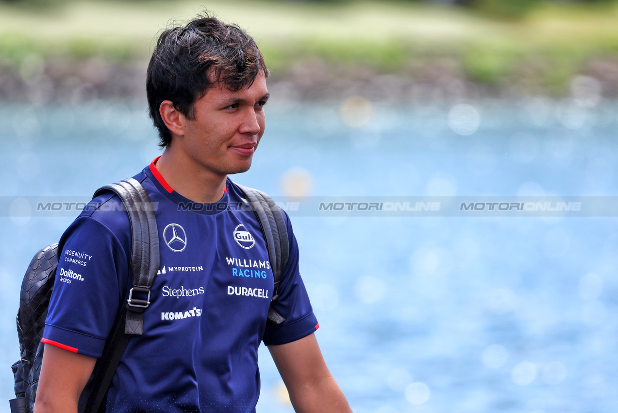 GP CANADA, Alexander Albon (THA) Williams Racing.

07.06.2024. Formula 1 World Championship, Rd 9, Canadian Grand Prix, Montreal, Canada, Practice Day.

 - www.xpbimages.com, EMail: requests@xpbimages.com © Copyright: Coates / XPB Images