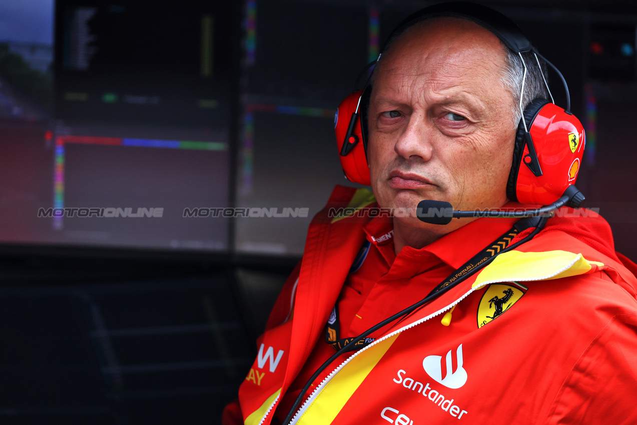 GP CANADA, Frederic Vasseur (FRA) Ferrari Team Principal.

07.06.2024. Formula 1 World Championship, Rd 9, Canadian Grand Prix, Montreal, Canada, Practice Day.

- www.xpbimages.com, EMail: requests@xpbimages.com © Copyright: Batchelor / XPB Images