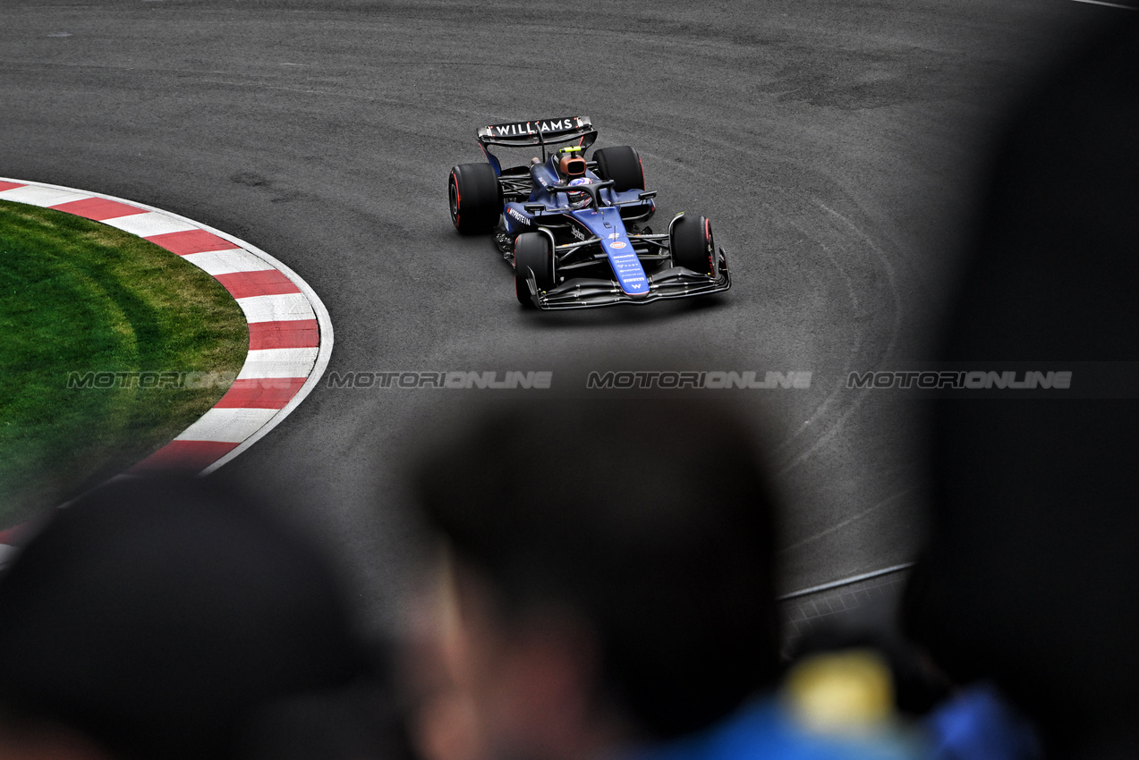 GP CANADA, Logan Sargeant (USA) Williams Racing FW46.

07.06.2024. Formula 1 World Championship, Rd 9, Canadian Grand Prix, Montreal, Canada, Practice Day.

- www.xpbimages.com, EMail: requests@xpbimages.com © Copyright: Price / XPB Images