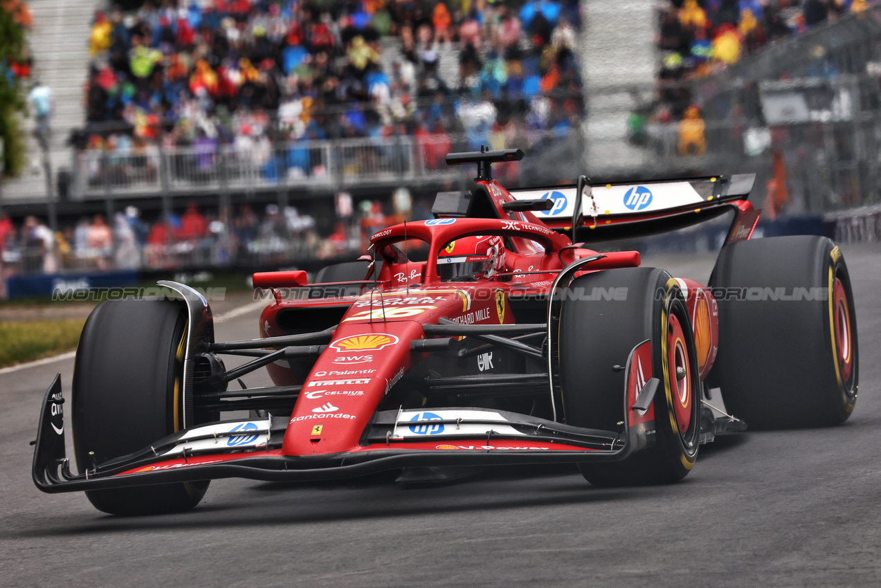 GP CANADA, Charles Leclerc (MON) Ferrari SF-24.

07.06.2024. Formula 1 World Championship, Rd 9, Canadian Grand Prix, Montreal, Canada, Practice Day.

- www.xpbimages.com, EMail: requests@xpbimages.com © Copyright: Charniaux / XPB Images