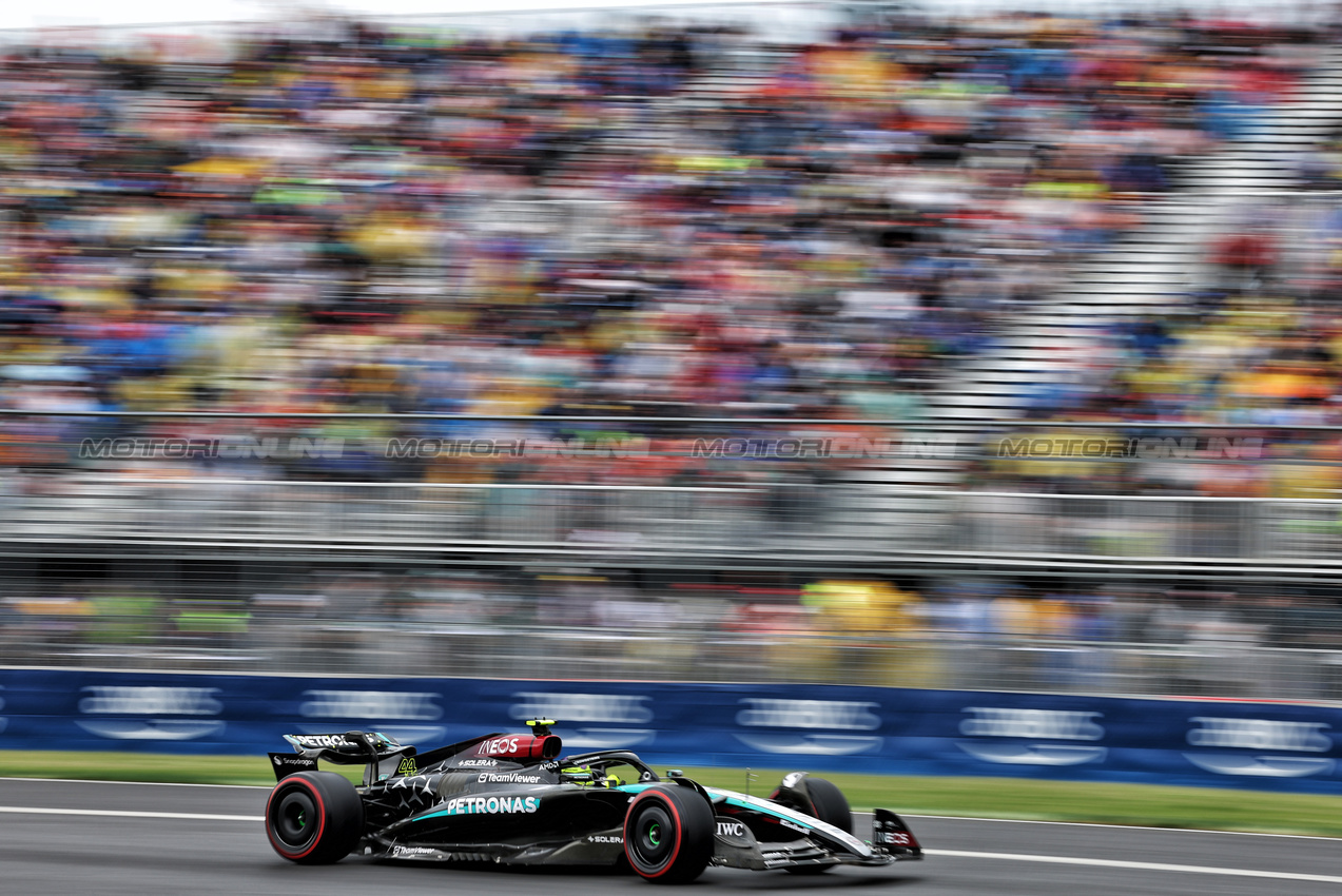 GP CANADA, Lewis Hamilton (GBR) Mercedes AMG F1 W15.

07.06.2024. Formula 1 World Championship, Rd 9, Canadian Grand Prix, Montreal, Canada, Practice Day.

- www.xpbimages.com, EMail: requests@xpbimages.com © Copyright: Bearne / XPB Images