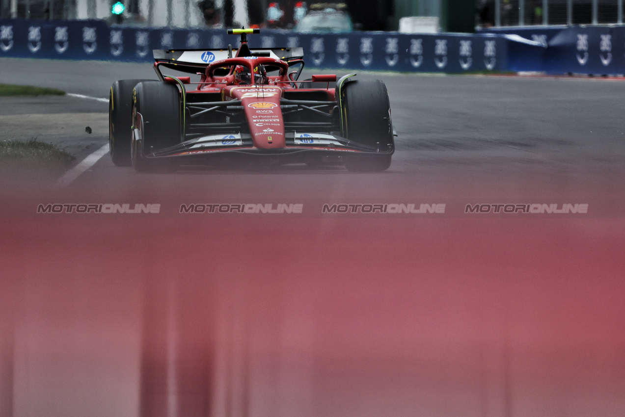 GP CANADA, Carlos Sainz Jr (ESP) Ferrari SF-24.

07.06.2024. Formula 1 World Championship, Rd 9, Canadian Grand Prix, Montreal, Canada, Practice Day.

- www.xpbimages.com, EMail: requests@xpbimages.com © Copyright: Bearne / XPB Images