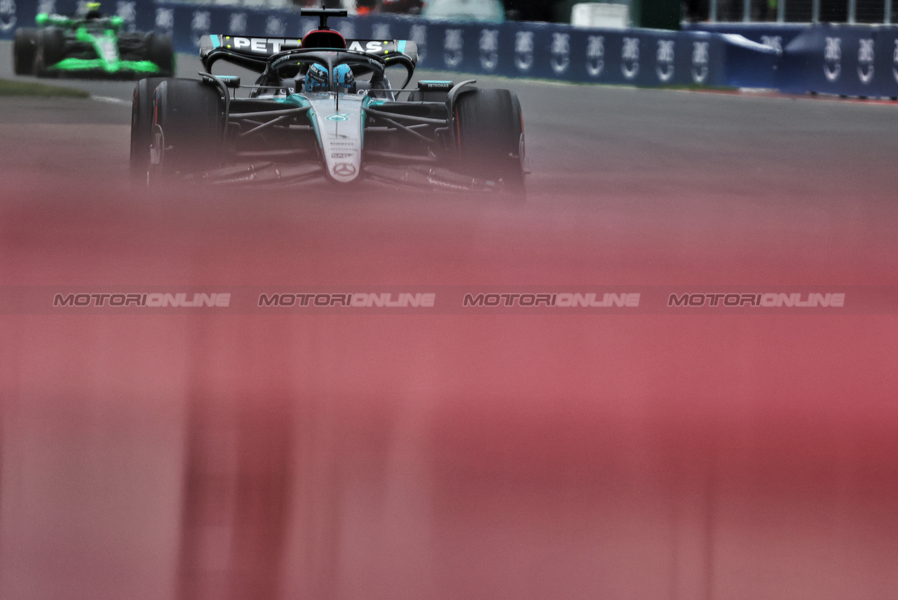 GP CANADA, George Russell (GBR) Mercedes AMG F1 W15.

07.06.2024. Formula 1 World Championship, Rd 9, Canadian Grand Prix, Montreal, Canada, Practice Day.

- www.xpbimages.com, EMail: requests@xpbimages.com © Copyright: Bearne / XPB Images